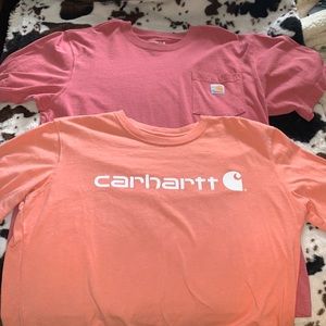 BUNDLE!! Two carhartt T-Shirts - see pictures for sizing!